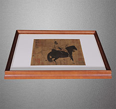 青神书画装裱配框服务案例